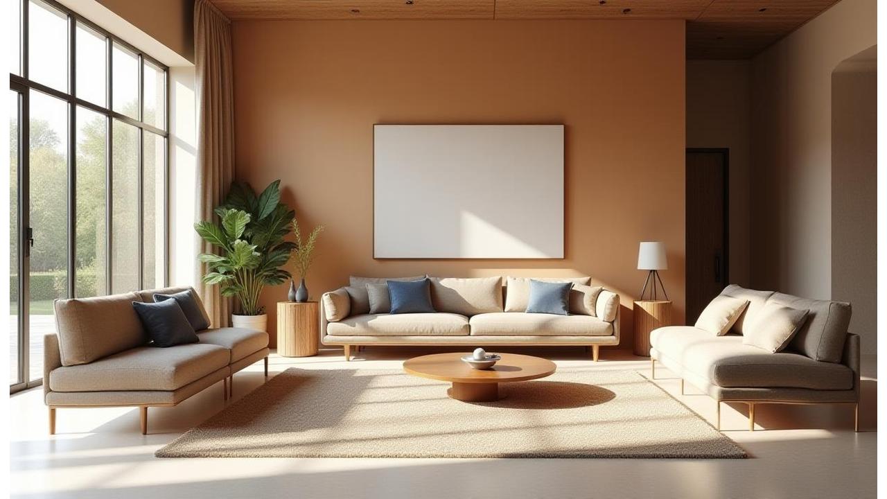 Salon moderne aménagé avec des créations Collingarell